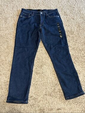 Banana Republic Straight Leg Girlfriend Dark Wash Jeans